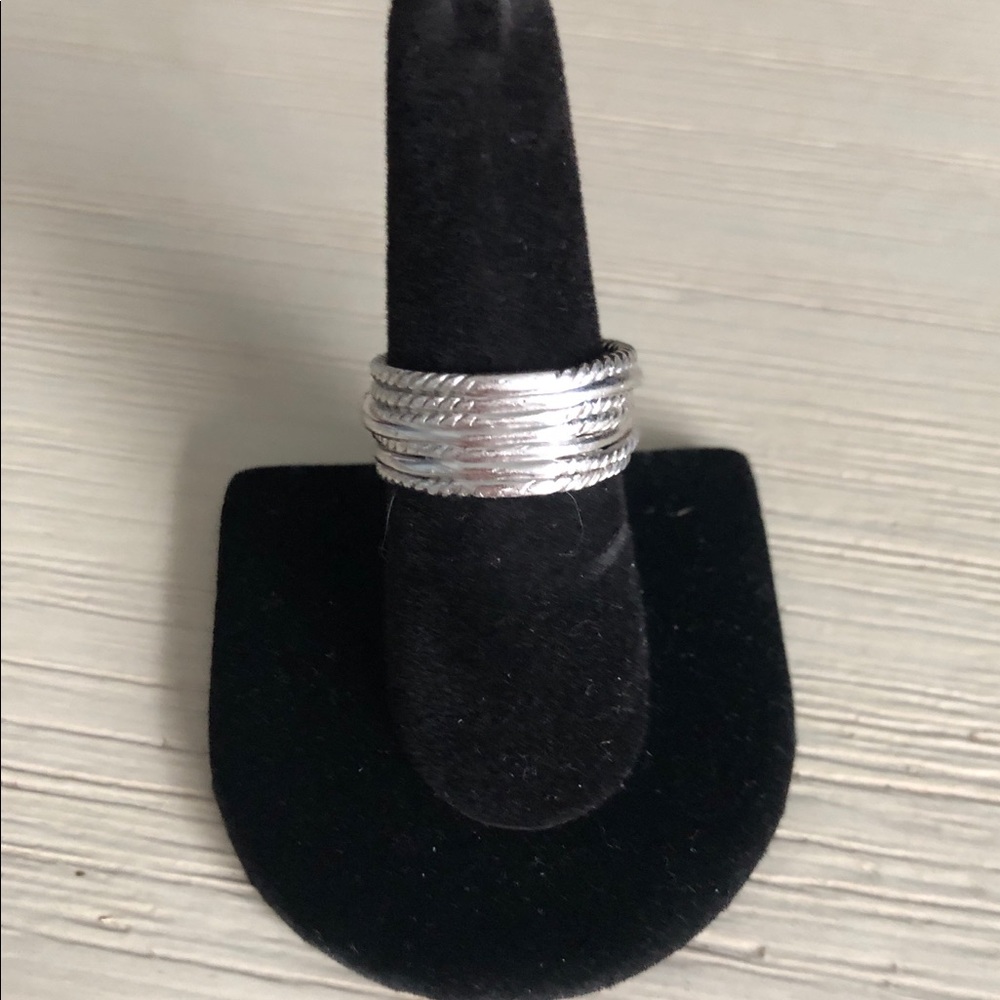 David Yurman Large Diamond Crossover Ring - Picture 5 of 10